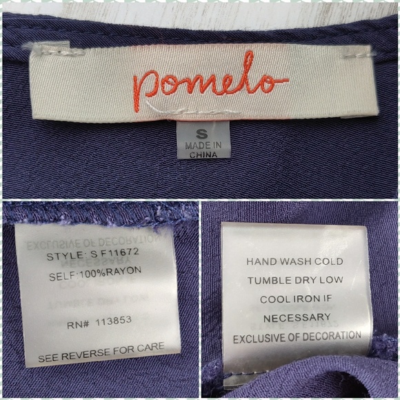 Pomelo crochet detail tank top sleeveless a38 - Picture 2 of 8